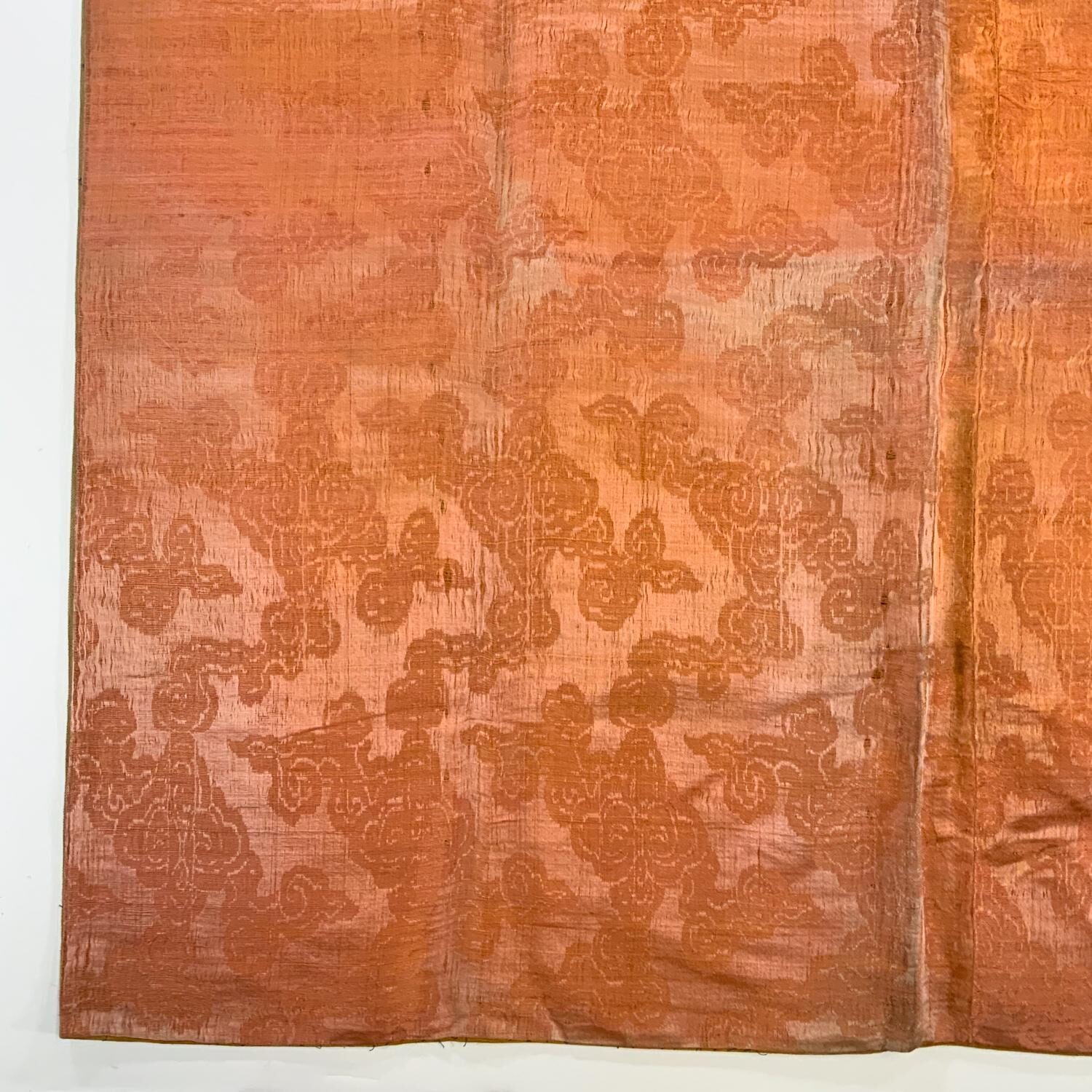 Rare 19h C Void Velvet Imperial Chnese Textile   Coverlet KANG Cover