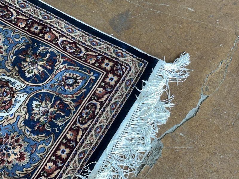 Antiue test rug
