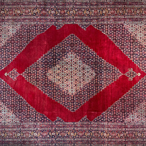 Antiue test rug