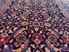 Auth:  Antique Heriz   RARE Wool Foundation  Mystical ART  Organic   Blue 4x7